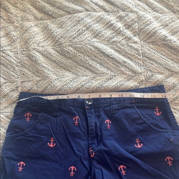Faded Glory Navy Shorts with‎ Pink Anchors size 16 - Picture 6 of 8